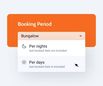 Booking Period Options